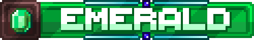 Emerald rank badge