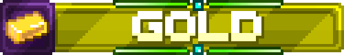 Gold rank badge