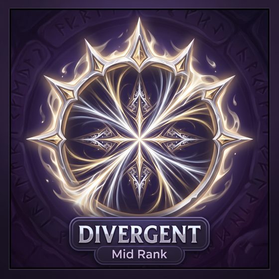 Divergent rank artwork