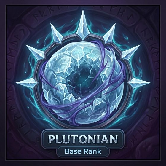 Plutonian rank artwork